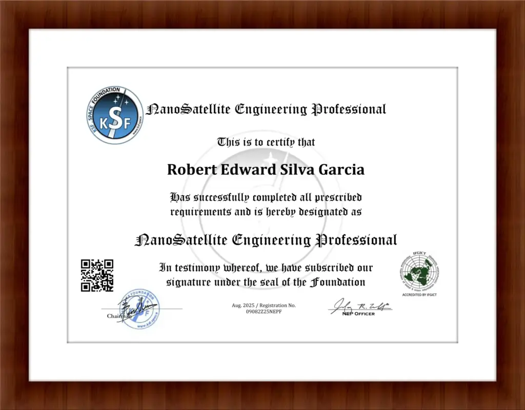 The NanoSatellite Engineering Professional Certification Course (NEP)